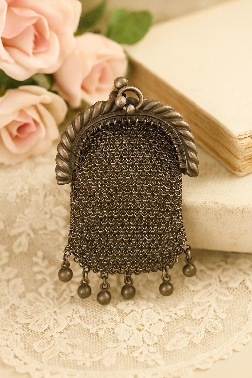Antique silver coin purse - Etsy 日本