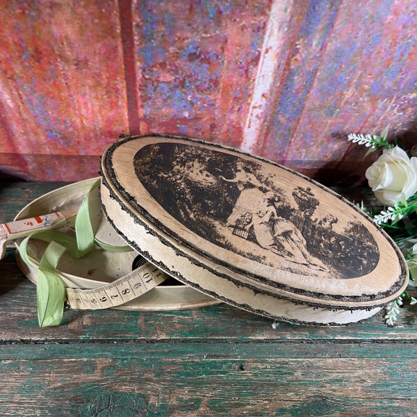 Boîte de chocolat Boîte antique - Boîte en carton victorienne antique - Années 1910