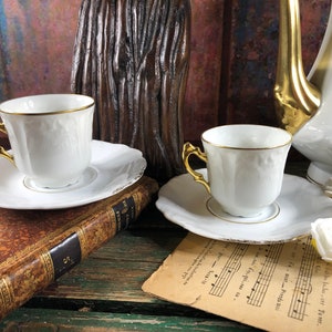 Tazze Caffe Tazza di caffè Vintage Designs Porcellana Set da tè in Porcellana Bone Cina Tazze e piattini Set con Cucchiaio in Ceramica Drinkware