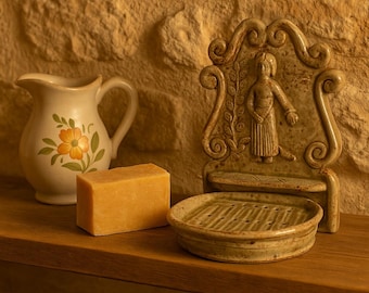 Lavage avec Support Antique Porcelaine Lavabo Bassin Cruche Porte-Savon Neuf