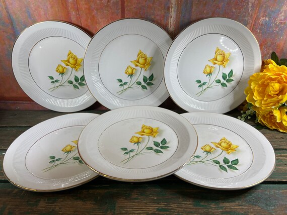 英国製ヴィンテージプレート6枚セット