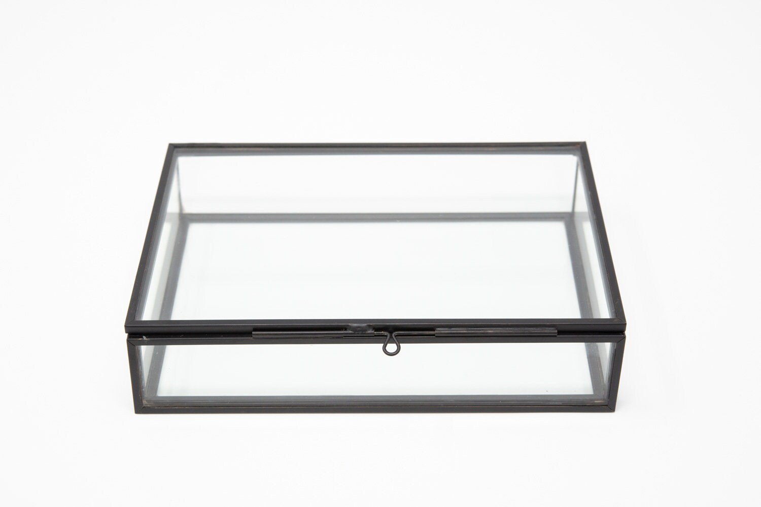 Black Glass Photo Box Photographer Box 4 X 6 5 X 7 8 Etsy