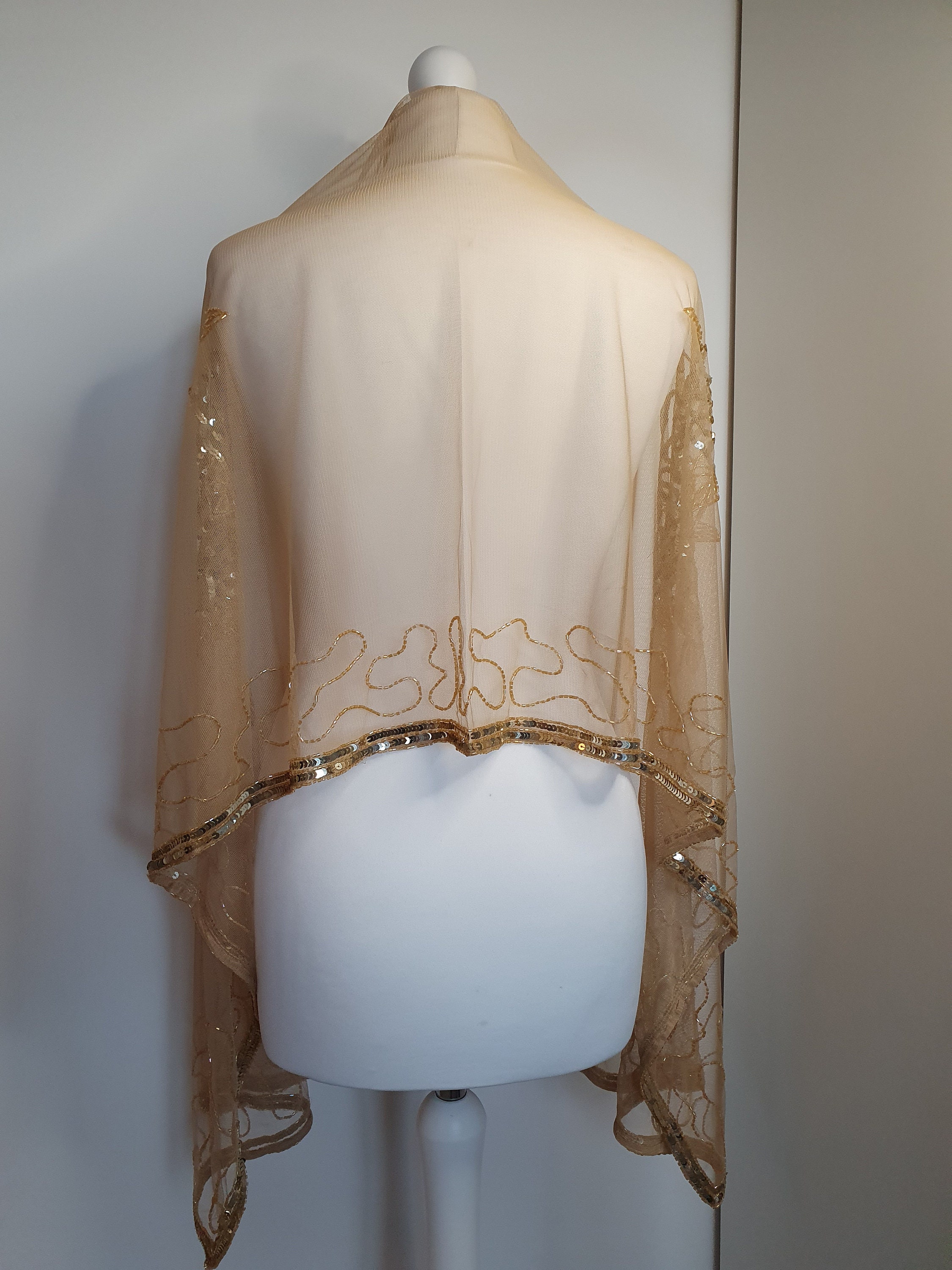 sequin shawl for dress