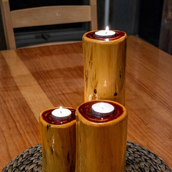 Candle Holder Rustic Etsy