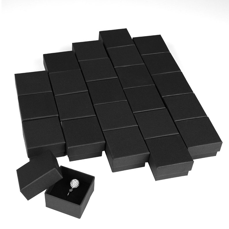 24/48/72 Pcs Ring Necklace Gift Jewelry Box With Foam Insert Etsy