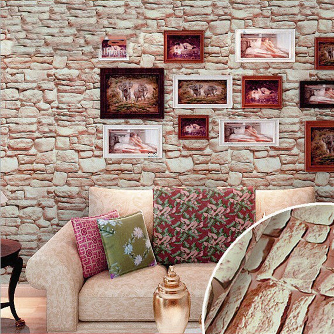 32.8FT 3D Wall Paper Self Adhesive Wallpaper Roll Texture Home Etsy
