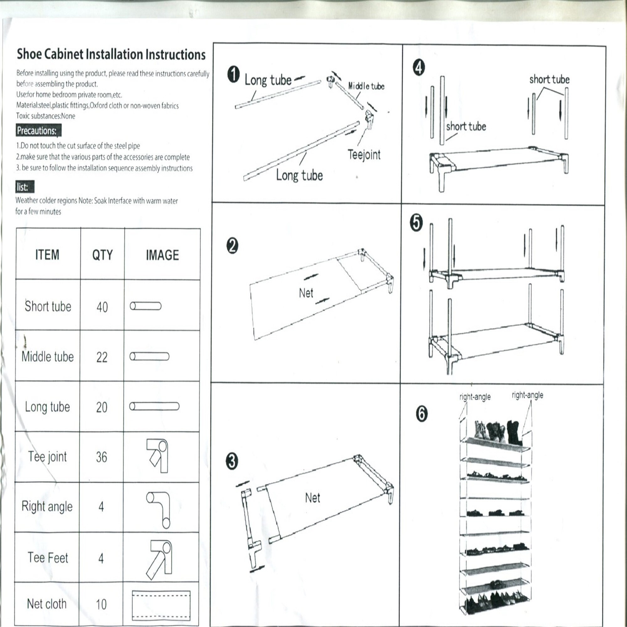 Simple Assembly 10 Tiers Nonwoven Fabric Shoe Rack with Etsy