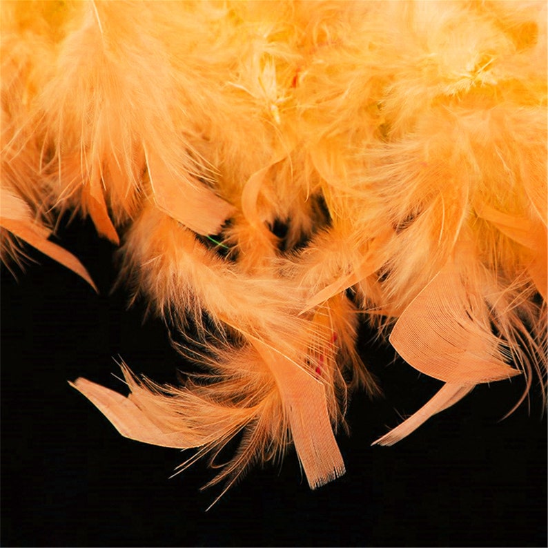 60 Gram 2 Yard 100/% Natural Feather Boa Chandelle Feather Costume Wedding Party Decor DIY Crafts Creation Decorations