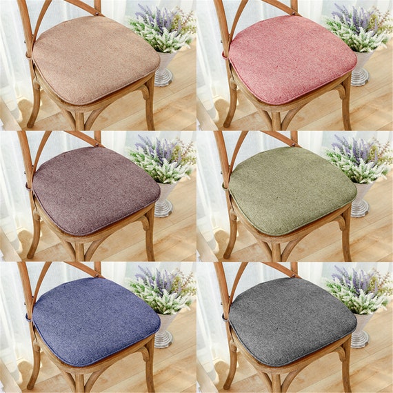 Memory Foam Antislip Chair Cushion Seat Pad Soft Tie On Etsy
