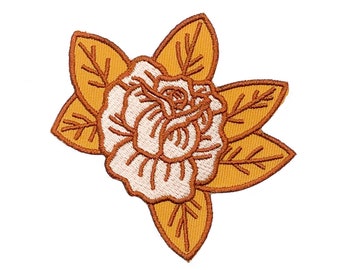 Iron-on Patch | Cute Patch | Flower | Rose | Tattoo | Desert