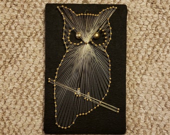 String Art Owl Etsy