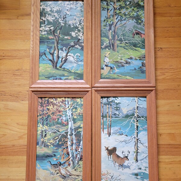 Vintage Paint by Number Etsy