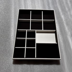 Custom handmade jewellery tray · artisan jewellery organizer · handcrafted drawer insert