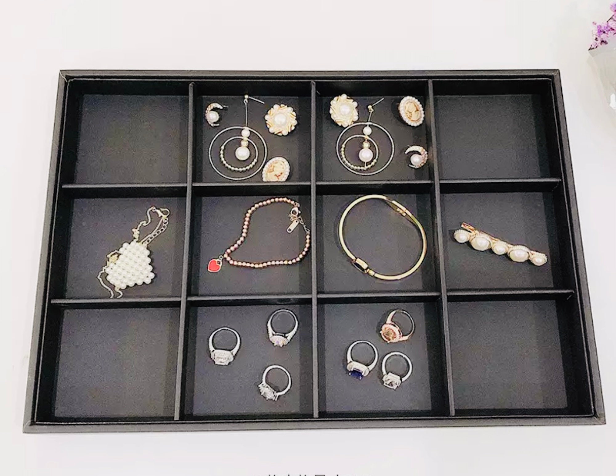 Luxury Jewellery Trays Jewelry Organizer PU Leather Trays Etsy