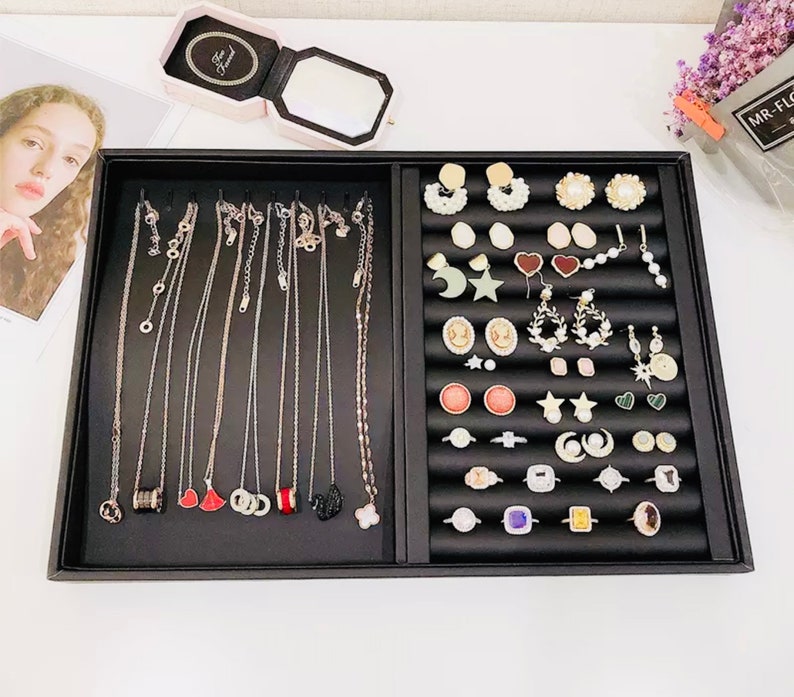 Luxury Jewellery Trays Jewelry Organizer PU Leather Trays - Etsy