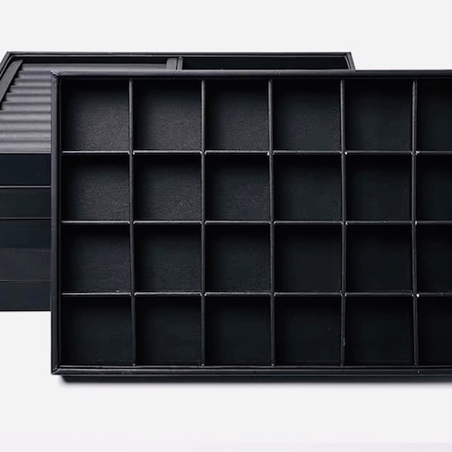 Luxury Jewellery Trays Jewelry Organizer PU Leather Trays Etsy