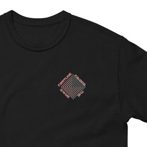 TheCryptoBitch &#39;Fortune Favors The brave&#39; Detail front chest