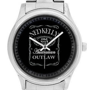 NED KELLY TRIBUTE Mens watch S/S Jack Daniel&#39;s Style