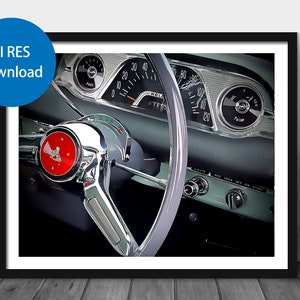 Holden EH Interior Paint Effect Portrait Vehicle Photo To Artwork Painting Car Art Gift For Dad, Man In Your Life, For Father DIGITAL FILE