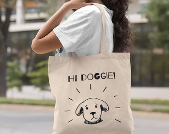 Adorable Dog Tote Bag For Her