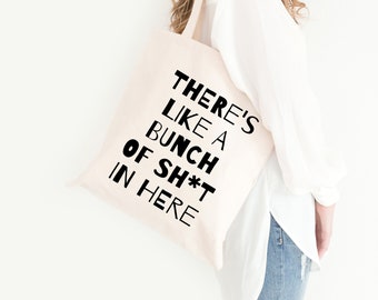 Funny Reusable Tote Bag / Tote Bag For Her