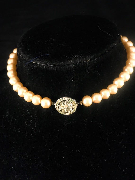Antique imperial pearl choker necklace