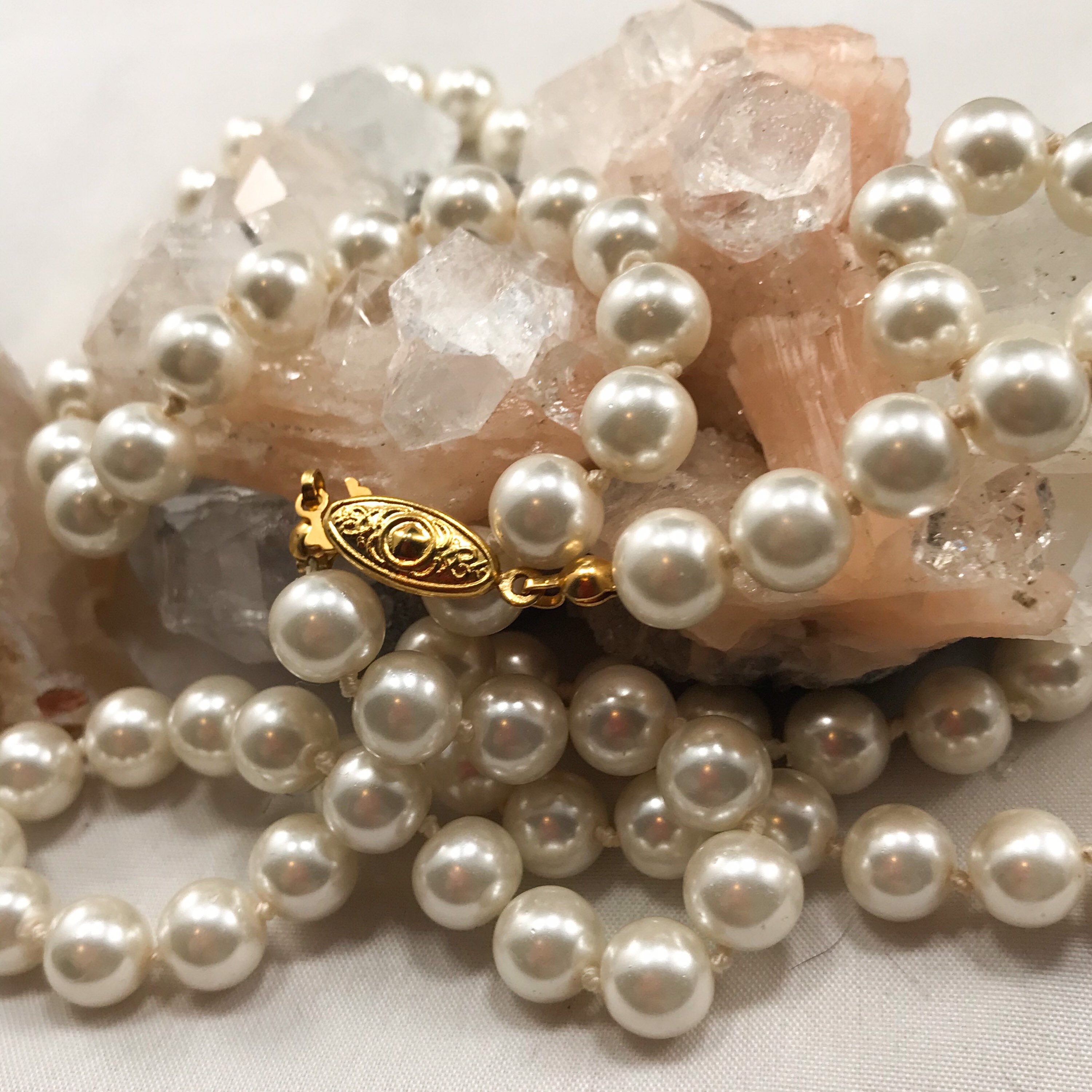 24 inch vintage Japanese pearls Etsy