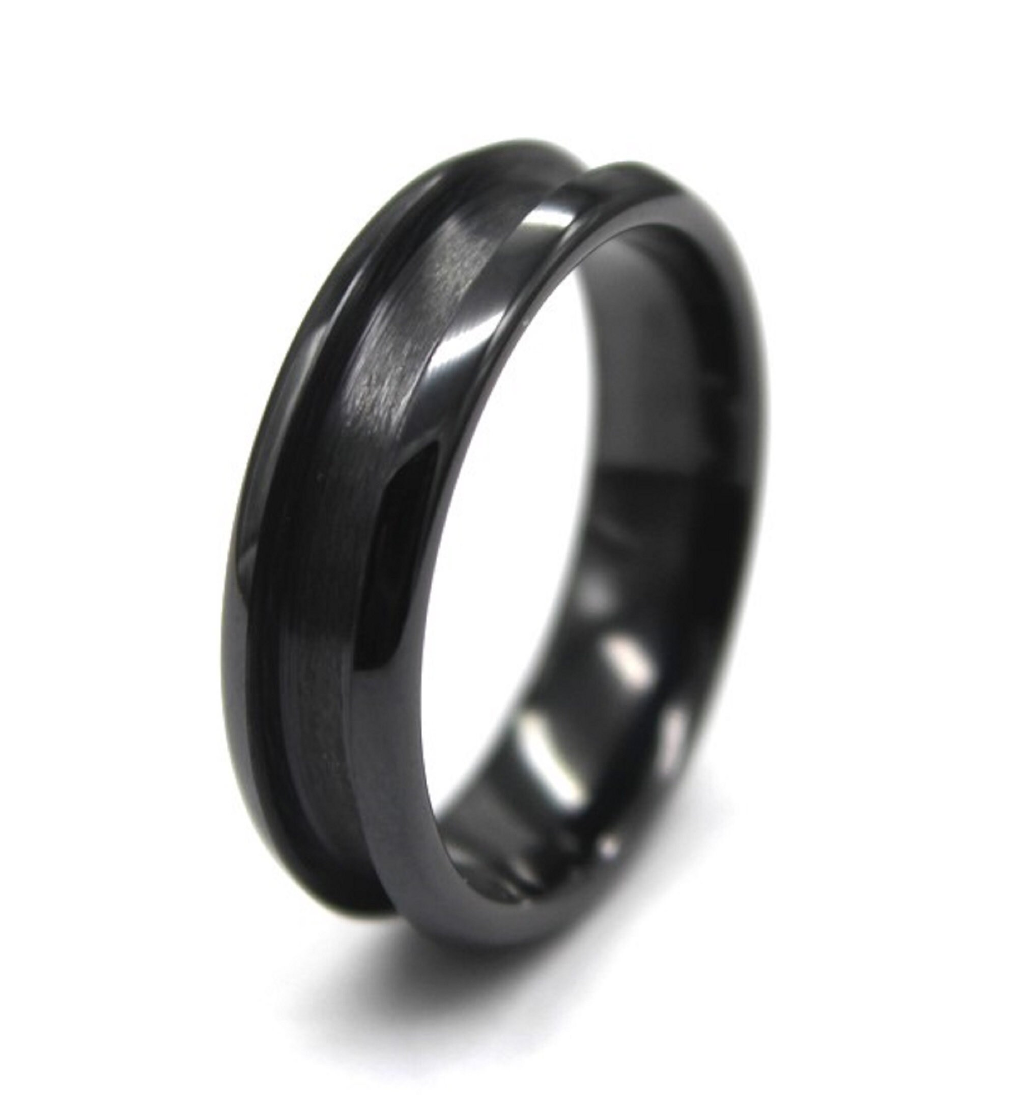 The Sand Ring - Black Ceramic Core