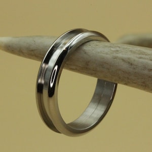 Threaded 2-Piece Ring Core - Stainless Steel - 6mm Channel
