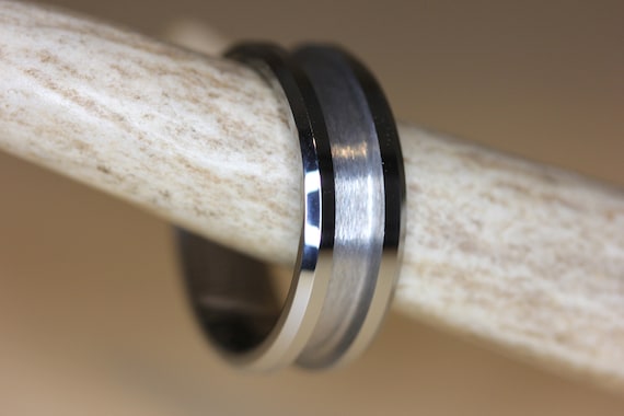 Tungsten 1 Piece Ring Core Blanks 8mm Wide 4mm Channel Etsy