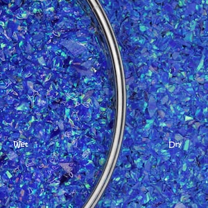 Crushed Synthetic Opal, Royal Blue OP27