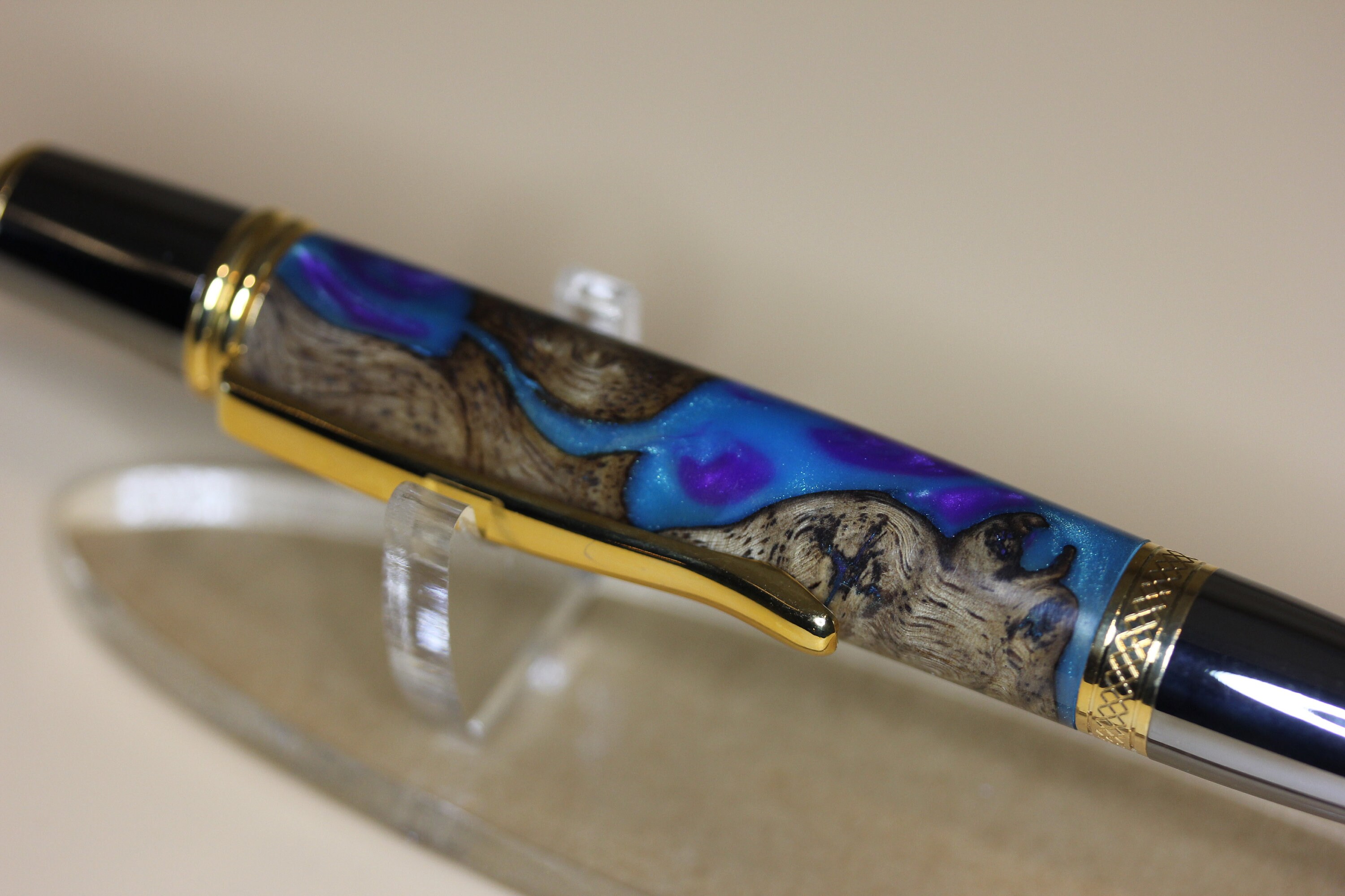 Hand Cast, Hand Turned Pen!