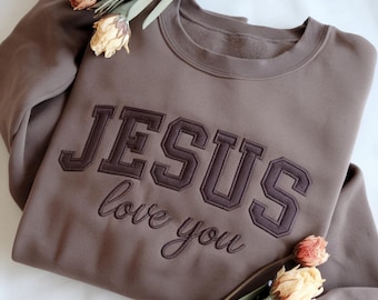 Embroidered Jesus Is King Shirt: Minimalist Christian Apparel