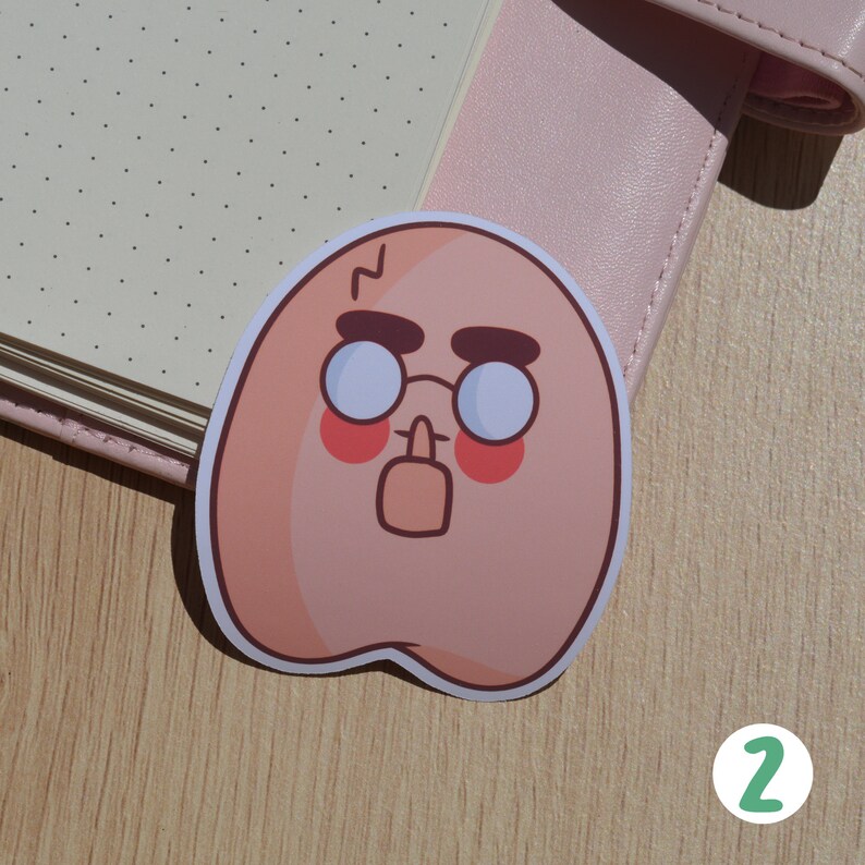 Harry Blobber Vinyl Sticker Matte Vinyl Cute Kawaii Sticker Pack Size 3 Die Cut Stickers