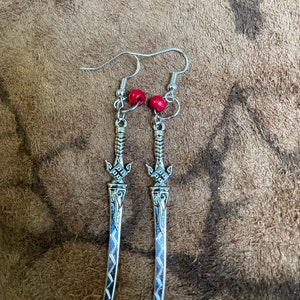 Sword Earrings