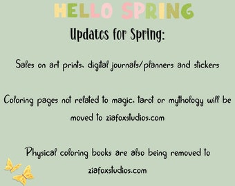 Spring Refresh Sale! Up to 50% Off Art, Digital Journals & Planners and Stickers