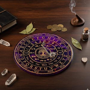 Tree of Life Pendulum Board, Celtic Handcrafted Resin Tool For Divination, Pagan Gift, Custom Made To Order