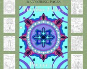 Positive Mindset Coloring Pages | Digital Coloring Book | Motivational and Famous Quotes | Positivity | Digital Download | Printable PDF