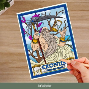 Greek Gods Mythology Coloring Book 30 Pages of Powerful Masculine Figures from Ancient Greece Ares, Hades, Zeus Printable PDF and JPGs image 7