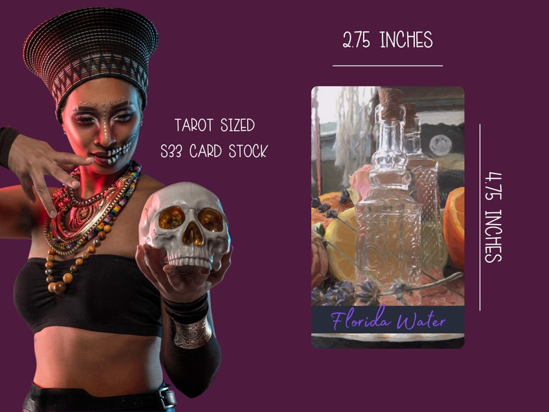 Black Chicken Oracle : Voodoo Self-Published Deck New Orleans Loa Baron Samedi, Papa Legba, Agwe, and The Spirit of NOLA image 3