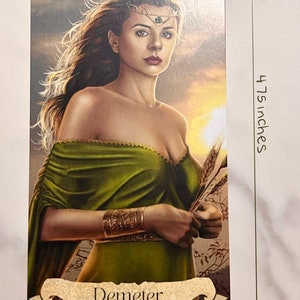 Delphi Oracle Cards Self Published Deck of Greek Mythology Aphrodite, Zeus, Hades With Choice of 4x6 Art Print image 3