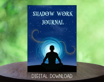 Shadow Work Journal PDF - Self-Discovery and Healing Workbook, Printable 100-Page Emotional Growth Journal with Prompts