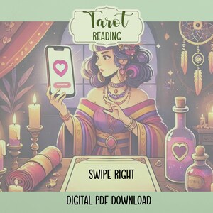 Veeg naar rechts Internetdaten Tarotlezen | Vind duidelijkheid in liefde online | Gepersonaliseerde pdf-rapportage met foto's
