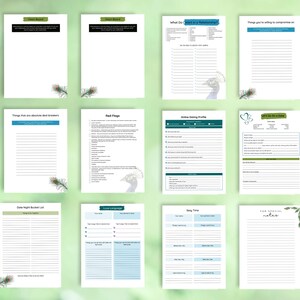 Love and Dating Workbook - Find Your Soulmate | Vision Board, Partner Checklist, Online Dating Guide, PDF, Digital Download image 2