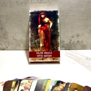 Delphi Oracle Cards Self Published Deck of Greek Mythology Aphrodite, Zeus, Hades With Choice of 4x6 Art Print image 5
