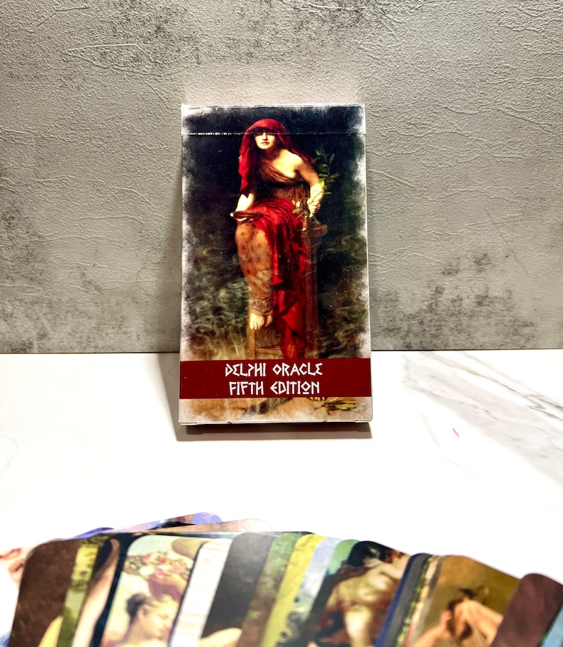 Delphi Oracle Cards Self Published Deck of Greek Mythology Aphrodite, Zeus, Hades With Choice of 4x6 Art Print image 5