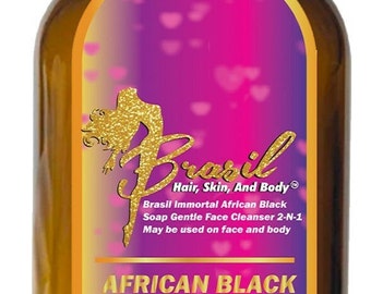 LIQUID BLACK SOAP, African Black Soap, Raw Organic, African Black Soap, African Black Cleanser, Liquid Hand Wash, Face Wash