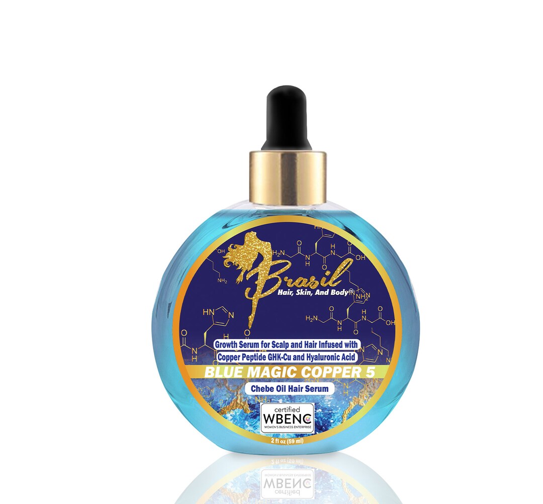 Blue Copper5 Hair Serum, Hair-growth Serum for Women & Men, Chebe Oil ...