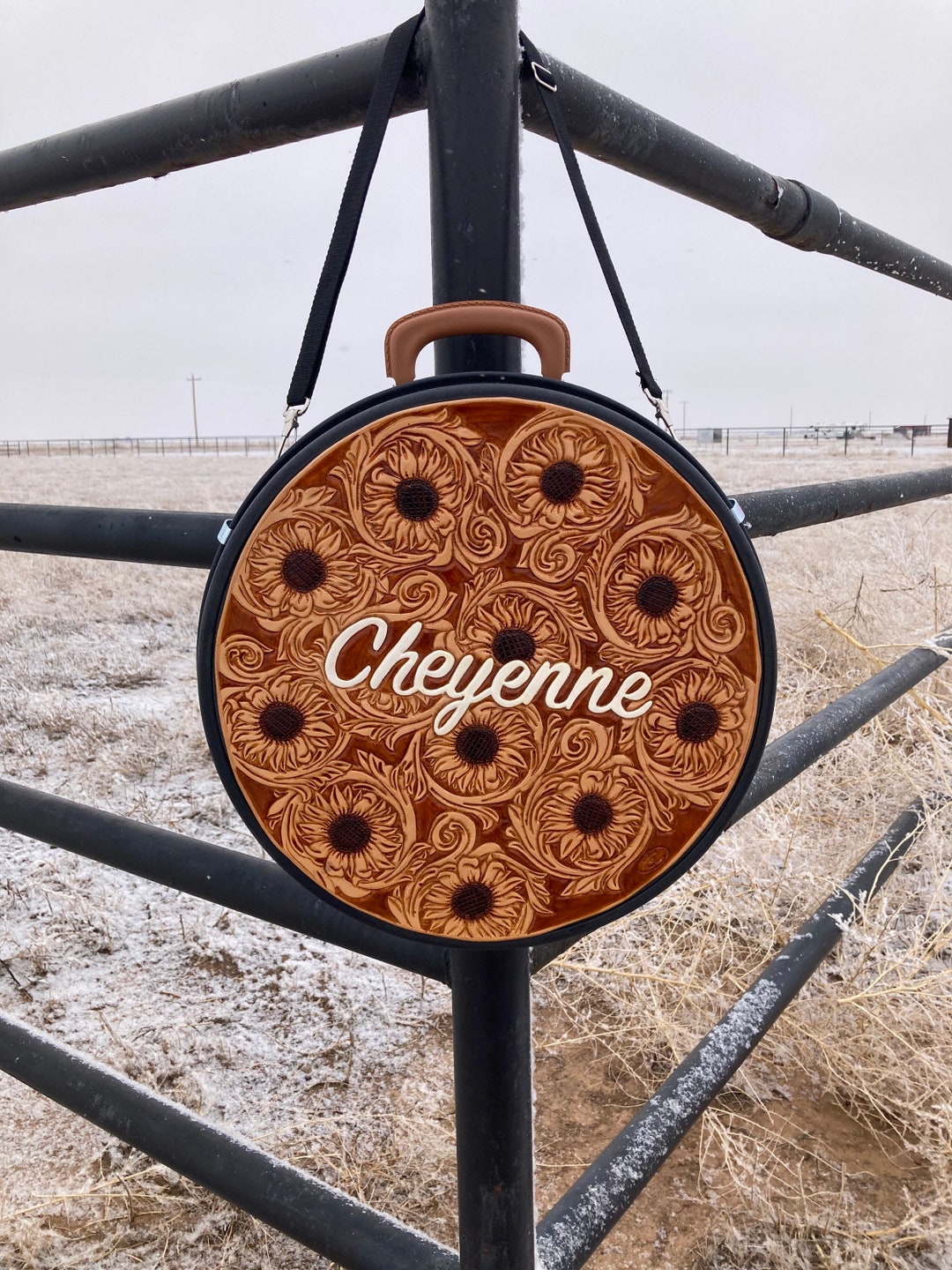 Custom Rope Can Leather Panel. Etsy