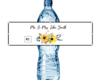 Wedding / Bridal Shower water bottle labels (10)